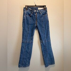 Rag & Bone Blue Bain Iver Cropped Boot Cut Jeans Size 25 NWOT